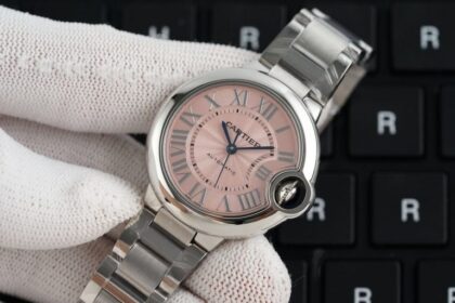 Santos Steel Watch in Blue