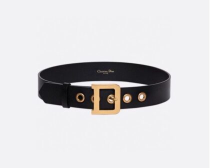 Cannage Belt in Black
