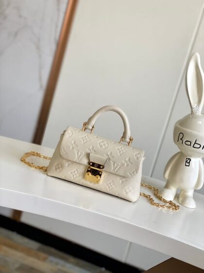 Monogram Shoulder Bag M12145 in Black