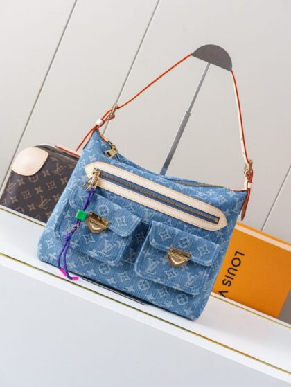 Monogram Handbag M27329 in Denim