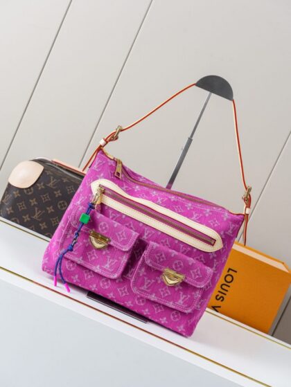 Monogram Handbag M28266 in Denim