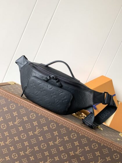 Monogram Rush Waist Bag M47058 in Black