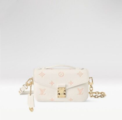 Monogram Pochette Metis East West Handbag M27575 in White