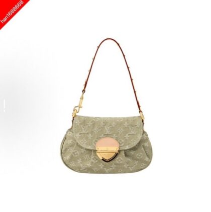 Monogram Shoulder Bag M272 in Denim
