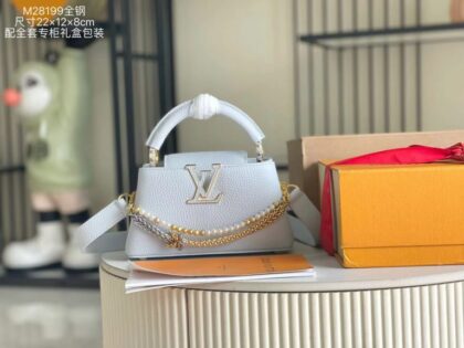 Monogram Handbag M28199 in White