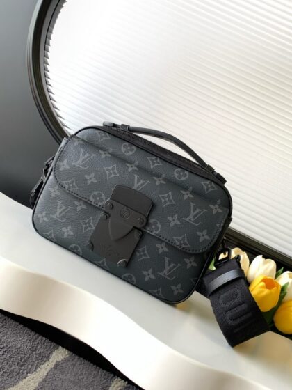 Monogram Messenger Bag M58489 in Black