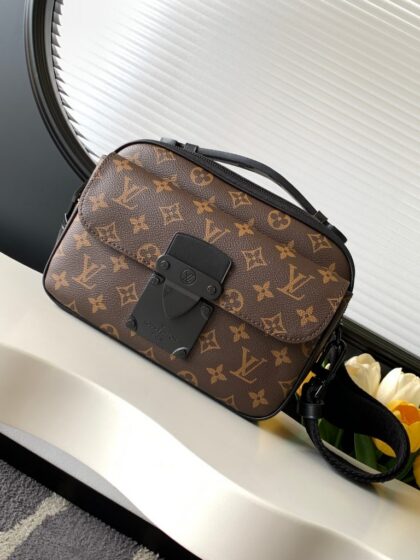 Monogram Messenger Bag M58489 in Black