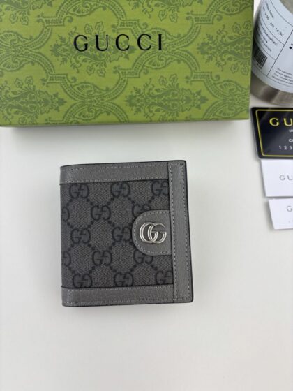 Quilted Card Holder 732016 in Grey