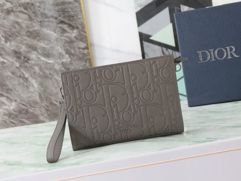 Cannage Handbag in Grey