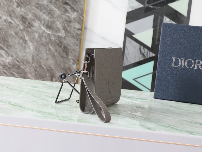Cannage Handbag in Grey - Image 2