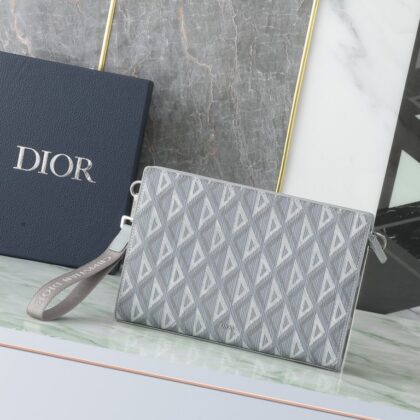 Cannage Handbag in Grey