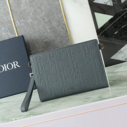 Cannage Handbag in Grey
