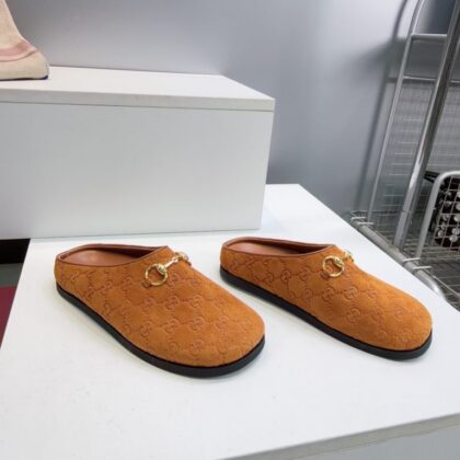 Horsebit Shoes 404142 in Denim