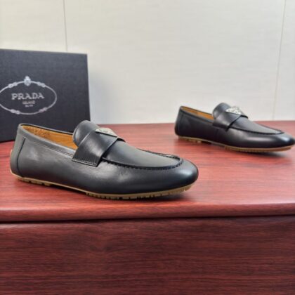 Nylon Luxe Loafers in Black