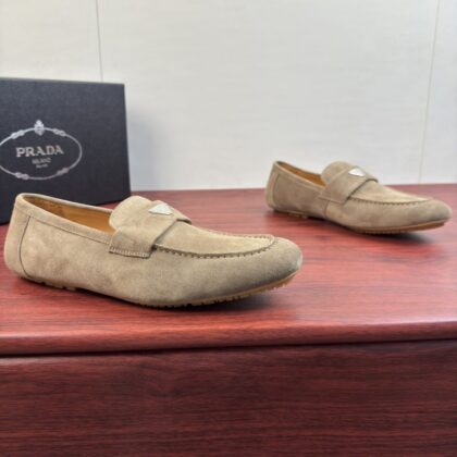 Nylon Luxe Loafers in Beige