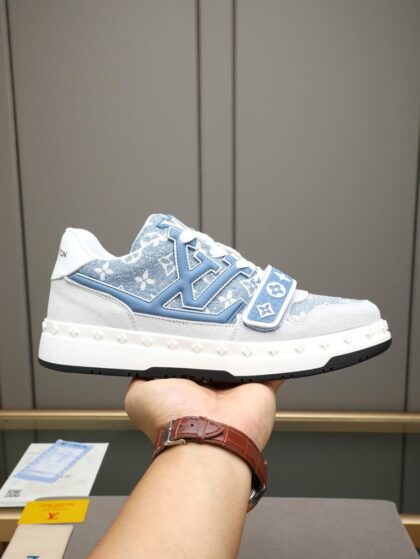 Monogram Shoes in Denim