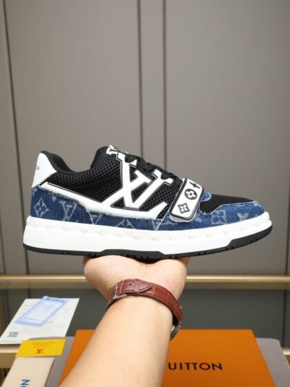 Monogram Shoes in Denim