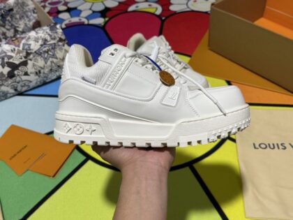 Monogram Sneakers in Denim