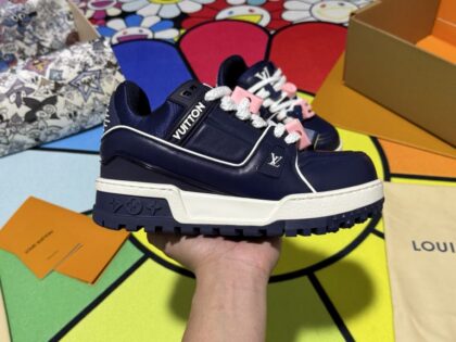 Monogram Sneakers in Denim