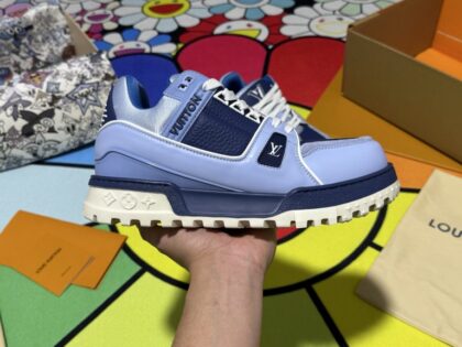 Monogram Sneakers in Denim