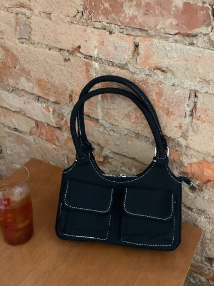 Shoulder Bag in Denim 781456176